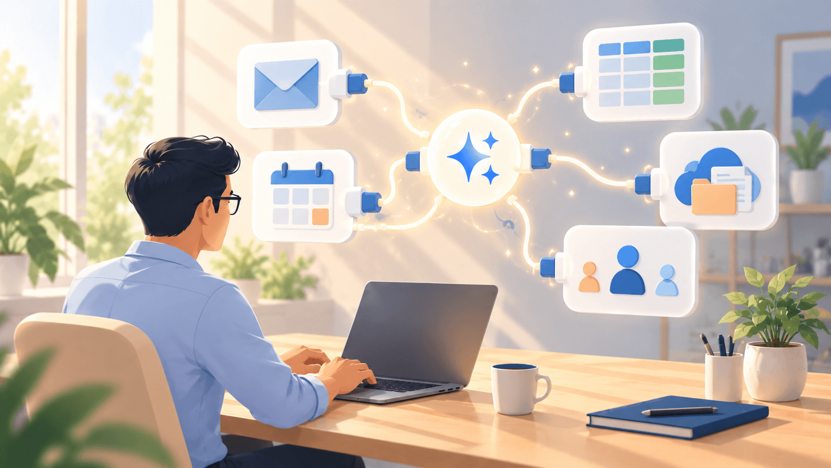 Les connecteurs IA : relier ChatGPT, Claude ou Gemini à vos outils de travail